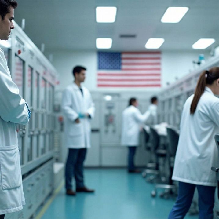 doctors in modern lab setup