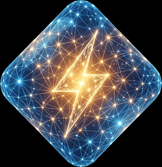 icon - diamond shaped pill with lightning bolt
