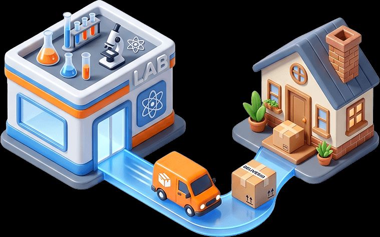 icon - shipping direct from lab