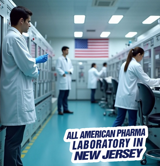 All American Pharma laboratory in New Jersey