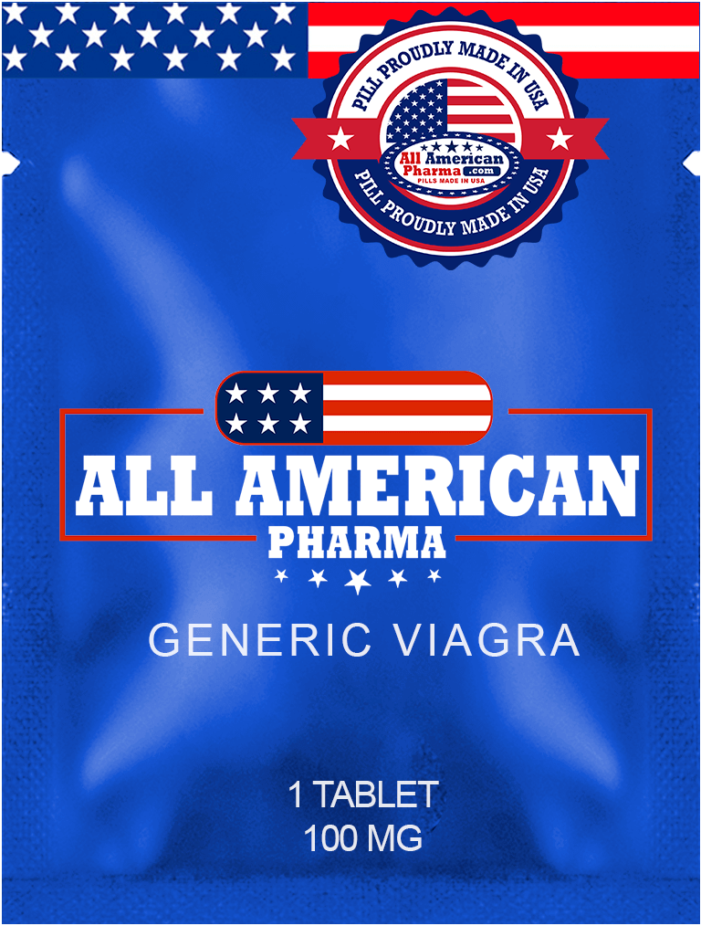 All American Pharma - Viagra pill package